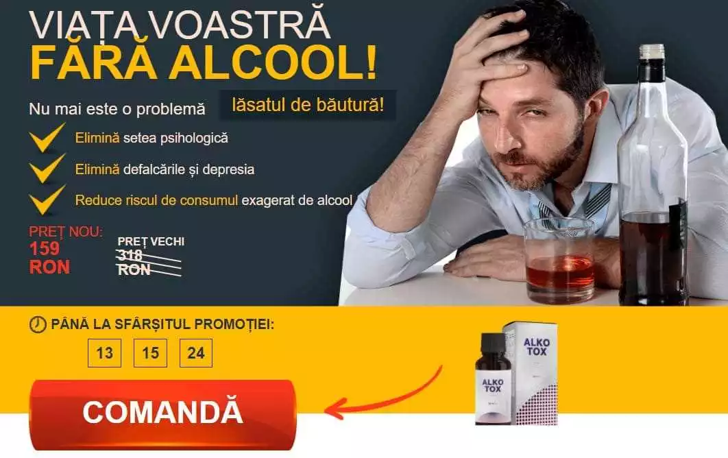 Alkotox – remediul natural pentru dependența de alcool disponibil în farmacia din Arad