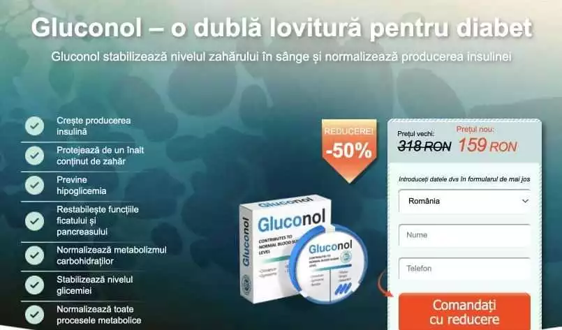 Gluconol disponibil într-o farmacie din Satu Mare – preț și informații utile