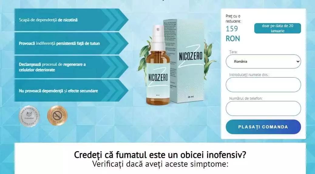 Nicozero – acum disponibil într-o farmacie din Sibiu